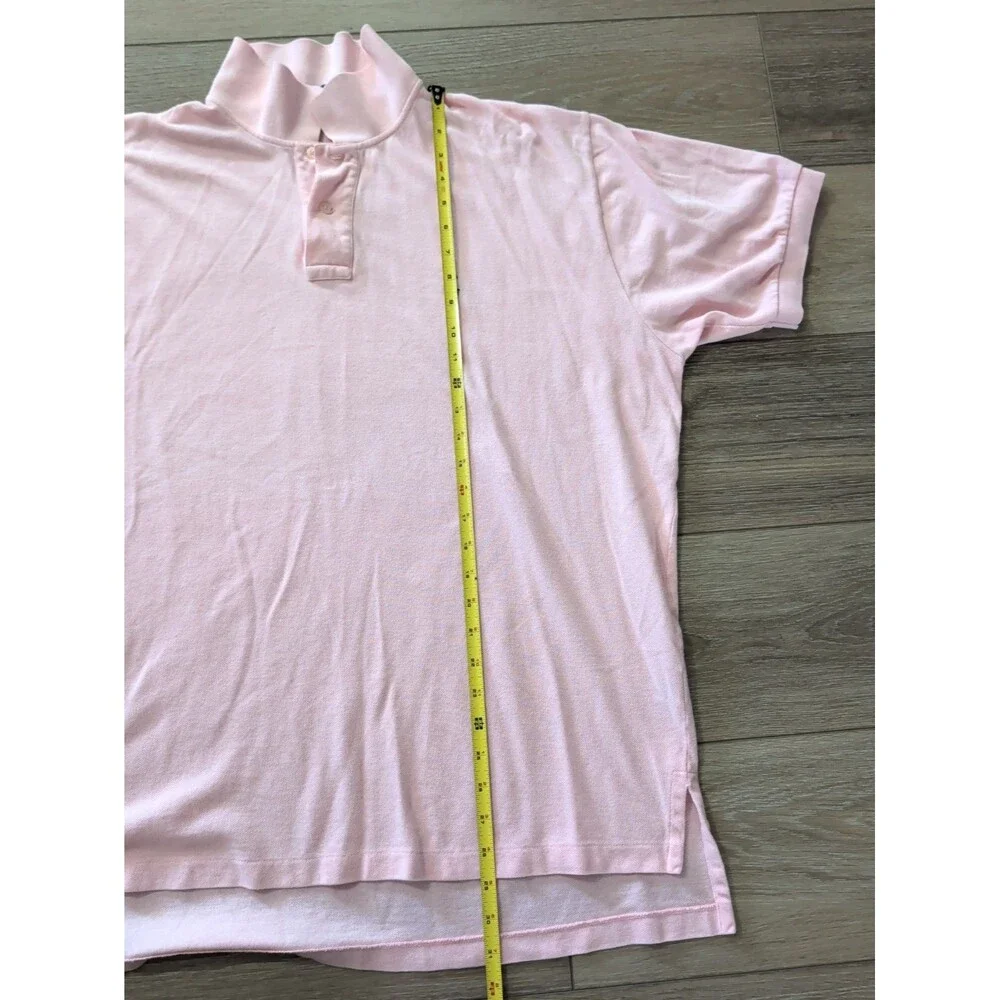 POLO RALPH LAUREN MEN's SIZE XXL LIGHT PINK POLO SHIRT W/PONY LOGO EUC